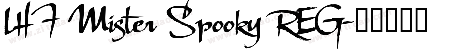LHF Mister Spooky REG字体转换